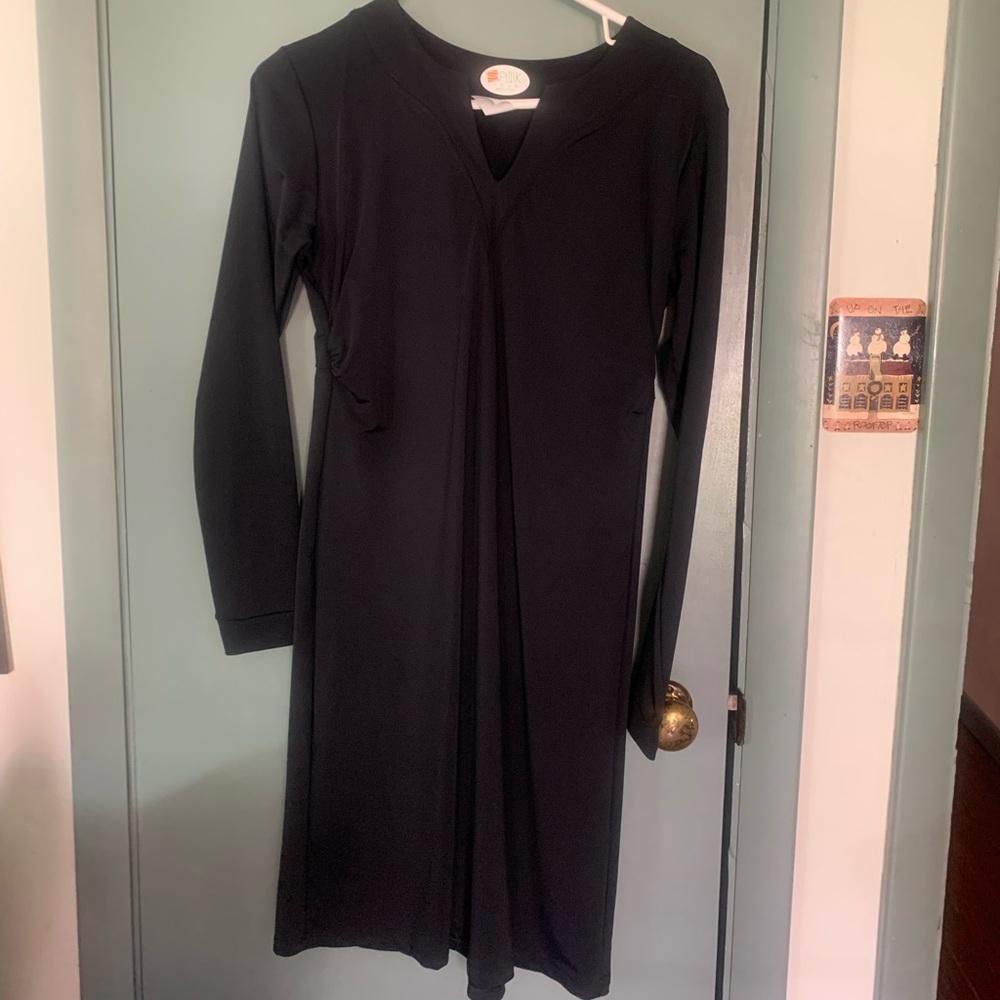 Black swim coverall/swimming suit material